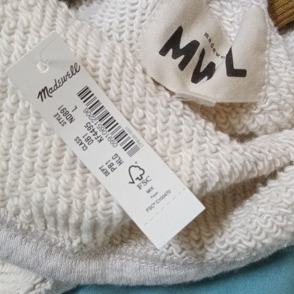 Madewell Cozy & Comfy Shorts *New - Picture 9 of 10